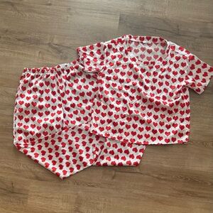 Heart Pattern Kids Pajamas